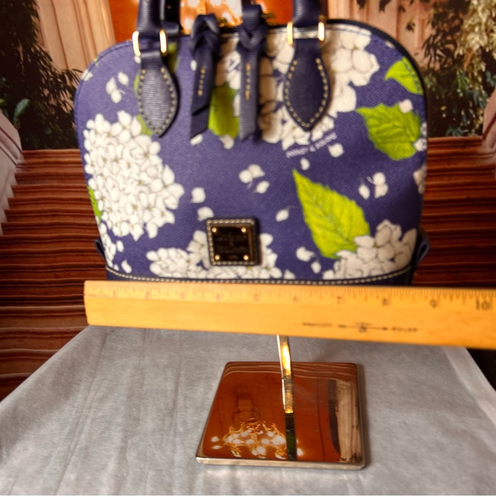 Dooney & Bourke Hydrangea Monogram Bitsy Bag In W… - image 2